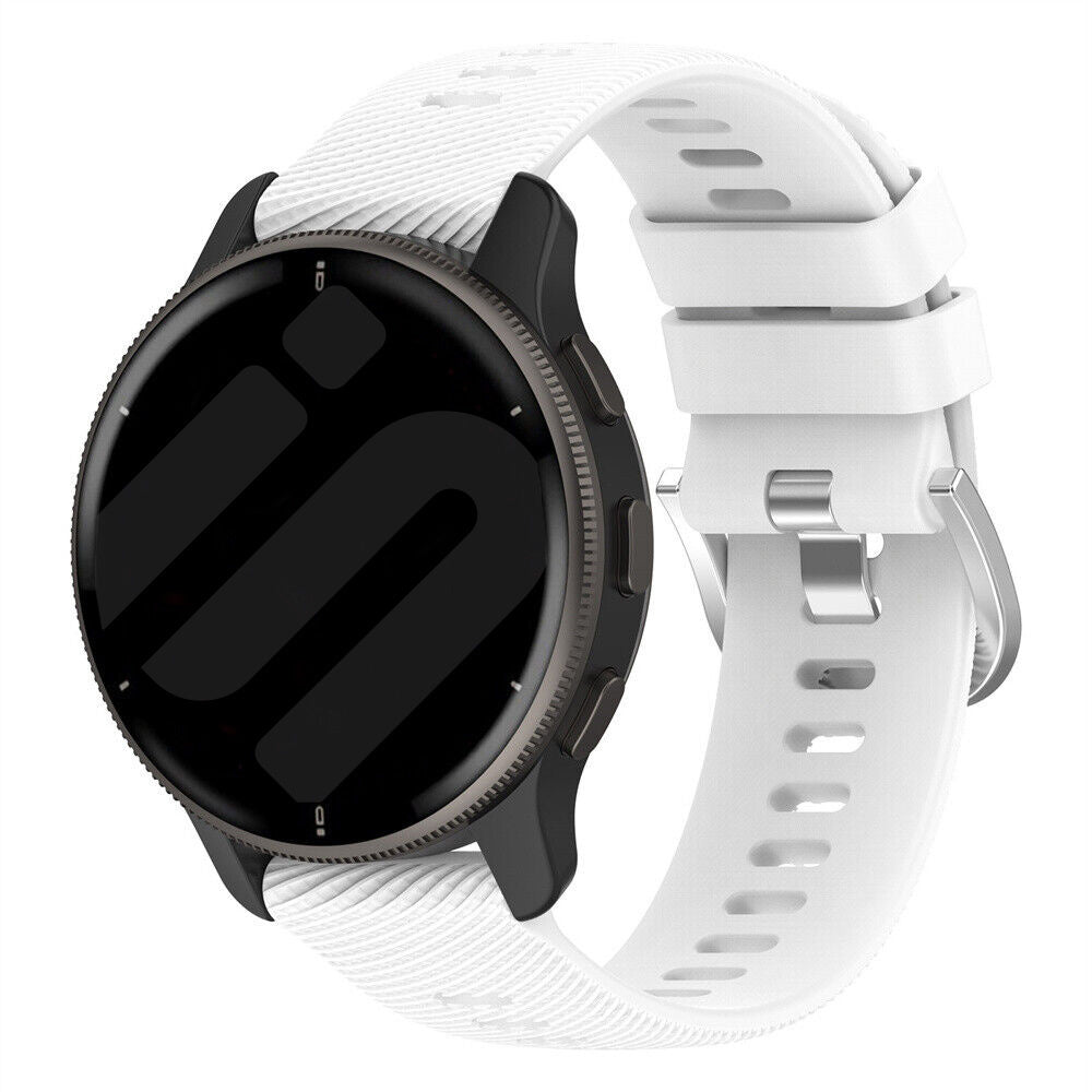 Garmin Venu 4 Silikonarmband (Weiß)