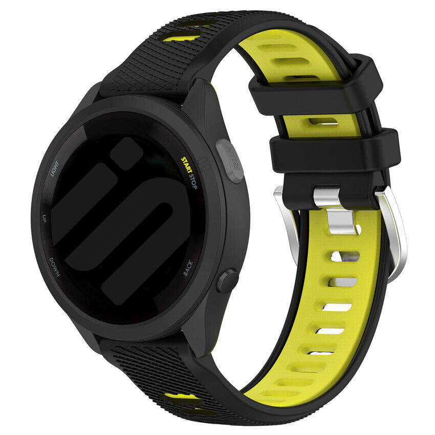 Garmin Venu 4 Sportarmband mit Schnalle (Schwarz/Gelb)