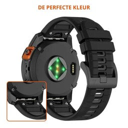 Correa deportiva con hebilla Garmin Instinct E - 45mm (negra/gris)