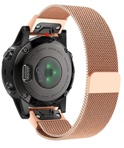 Garmin Descent Mk3(i) - 43mm Milanese Strap (Rose Gold)
