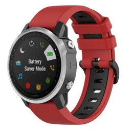 Correa deportiva con hebilla Garmin Instinct E - 40mm (rojo/negra)