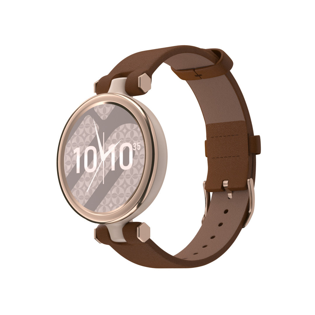Garmin Lily Leather Strap (Brown)
