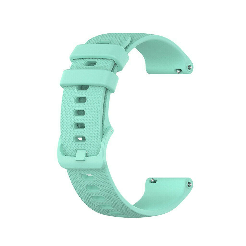Fossil Gen 4 Venture (HR) Silicone Strap (Aqua)