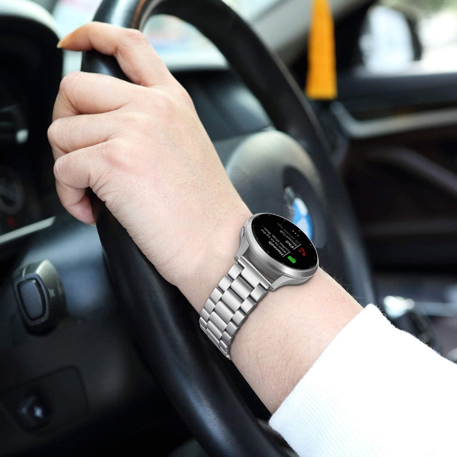 Fossil Gen 4 Venture (HR) Steel Strap (Silver)