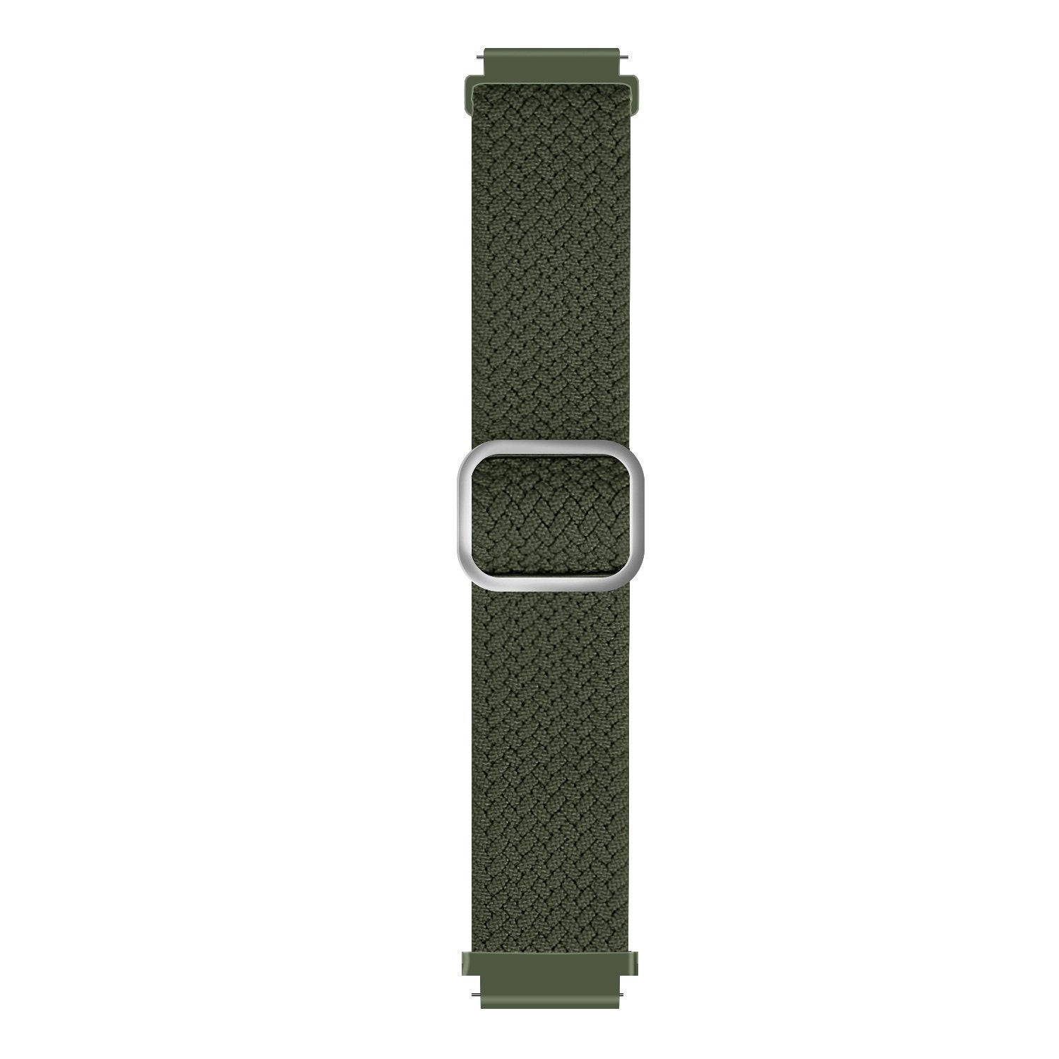 Watch Strap Woven Nylon 20mm - Quick Release (Green)