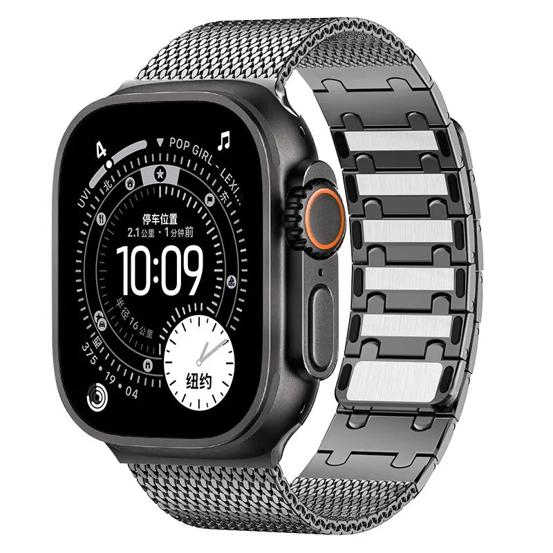 Bracelet Milanais solide Apple Watch (graphite)