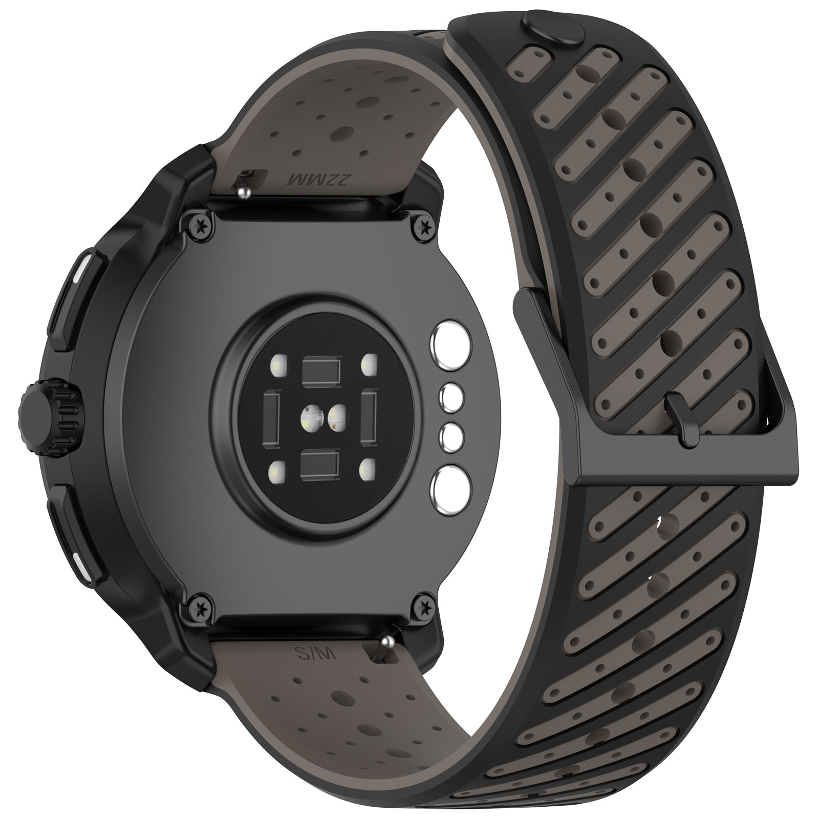 Correa silicona a rayas Huawei Watch GT 2 - 46mm (gris)