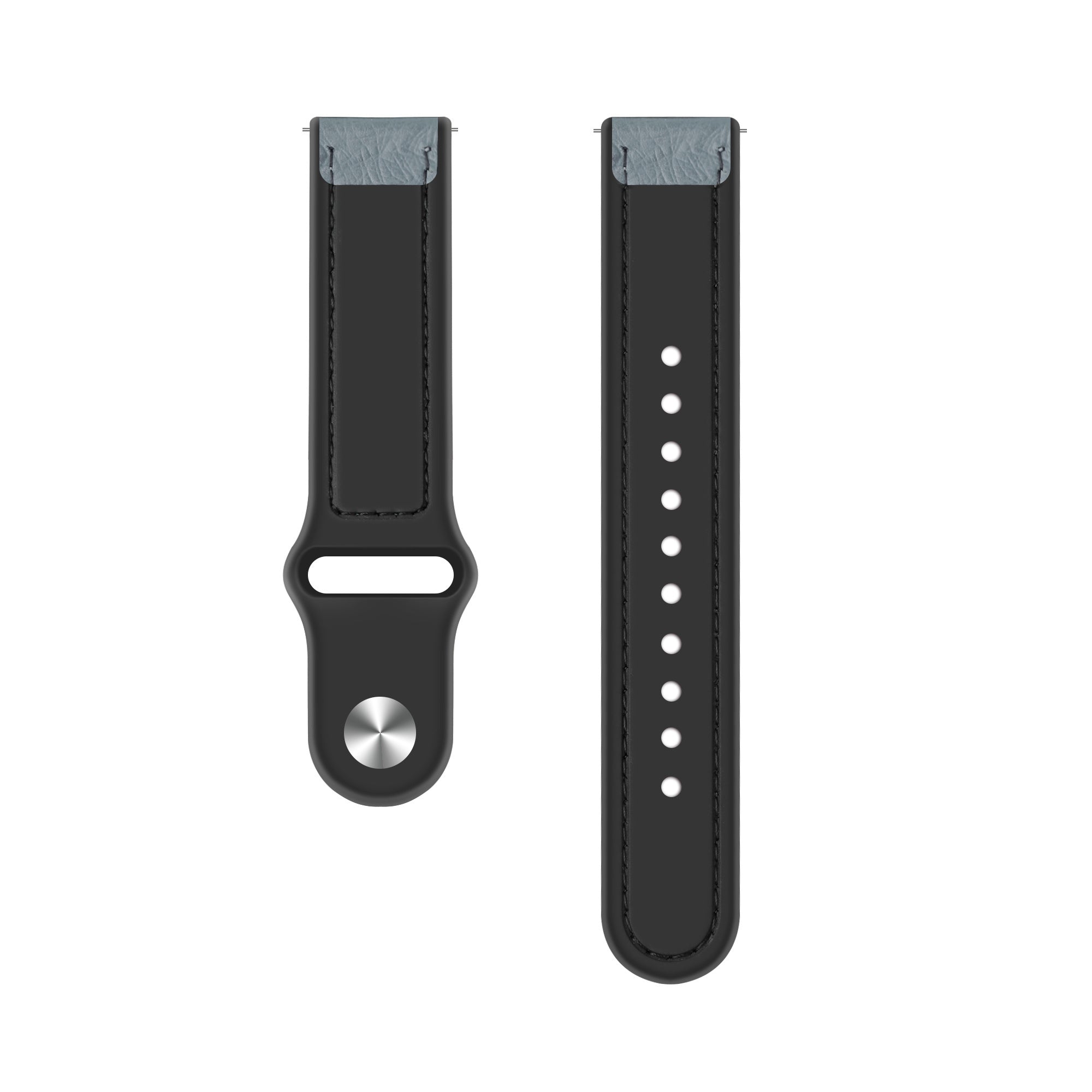 Withings ScanWatch Nova Leather Hybrid Strap (Grey)