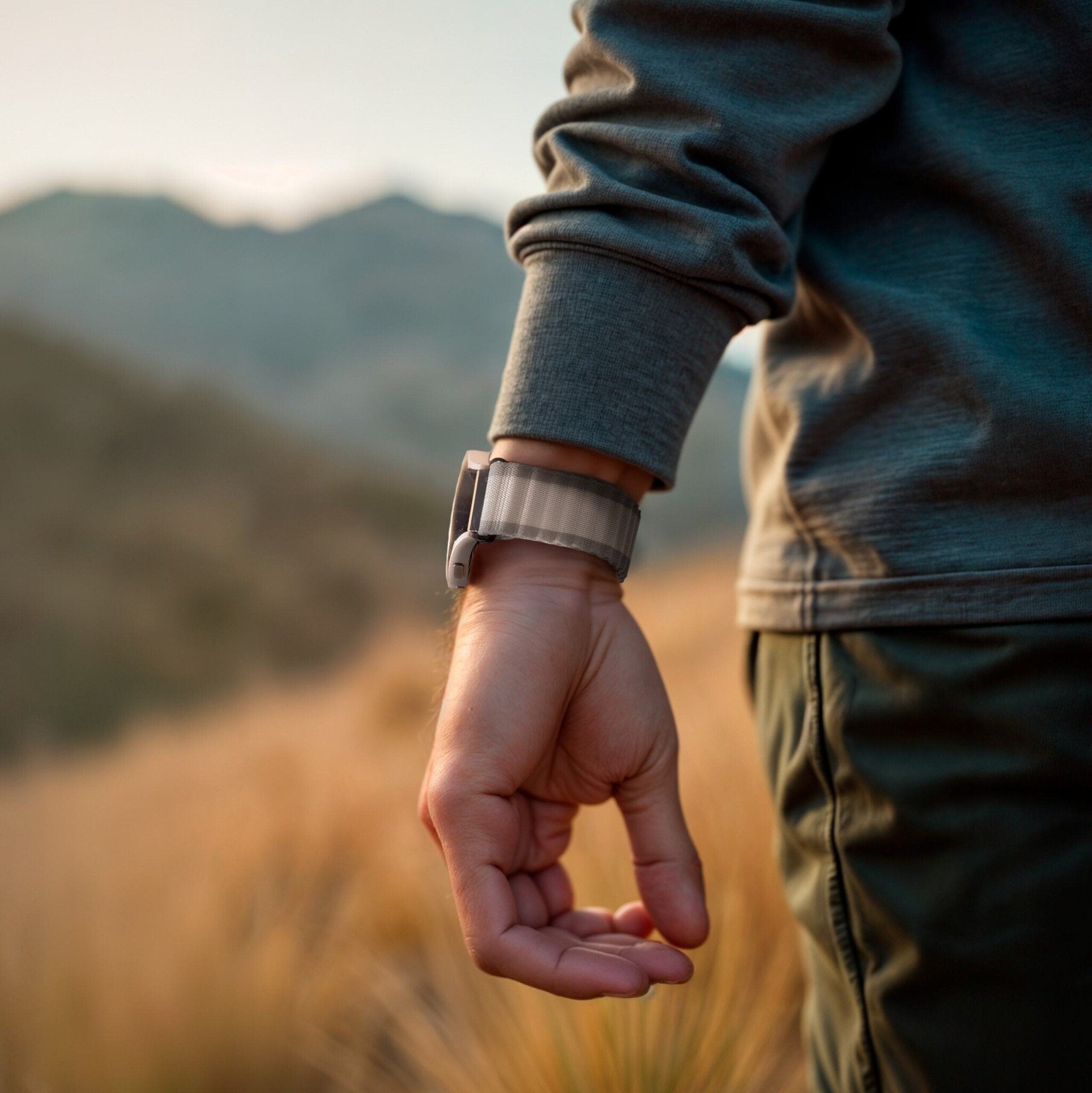 Samsung Gear S3 Outdoor Nylonarmband (Grau)