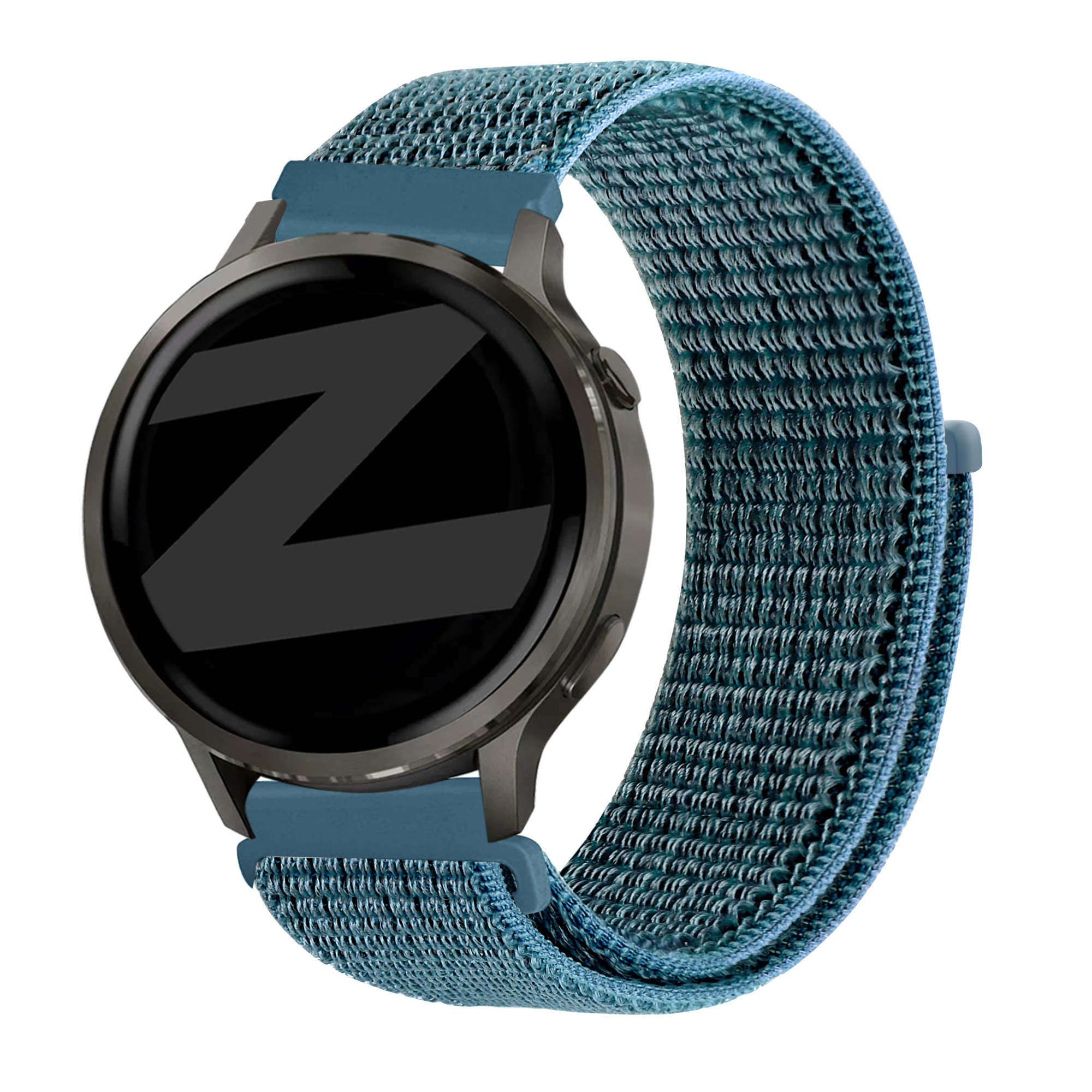 Bandz Correa nylon Loop Garmin Vivoactive 4s (verde-gris)