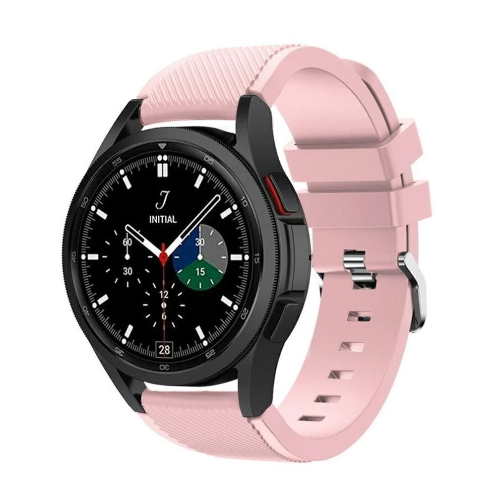 Samsung Galaxy Watch 4 Classic 46mm Silikonarmband (Rosa)