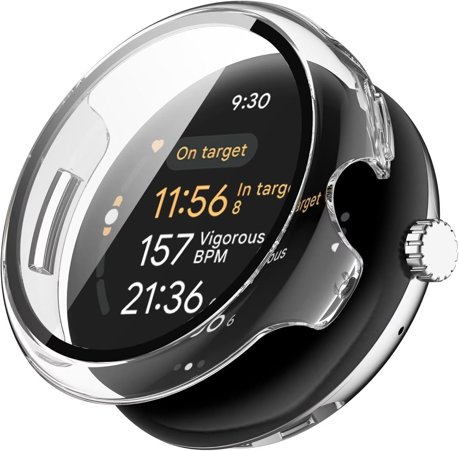Google Pixel Watch 3 - 45 mm de caja dura con vidrio