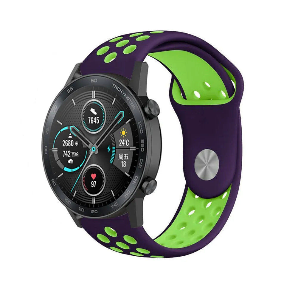honor-magic-watch-sport-band-paars-groen