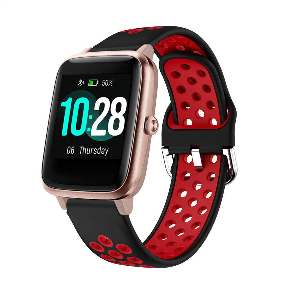 ID205L Sportarmband (Schwarz/Rot)