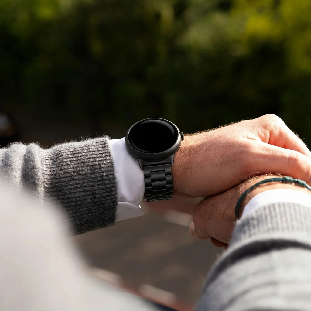 Correa acero Google Pixel Watch 4 - 45mm (negro)