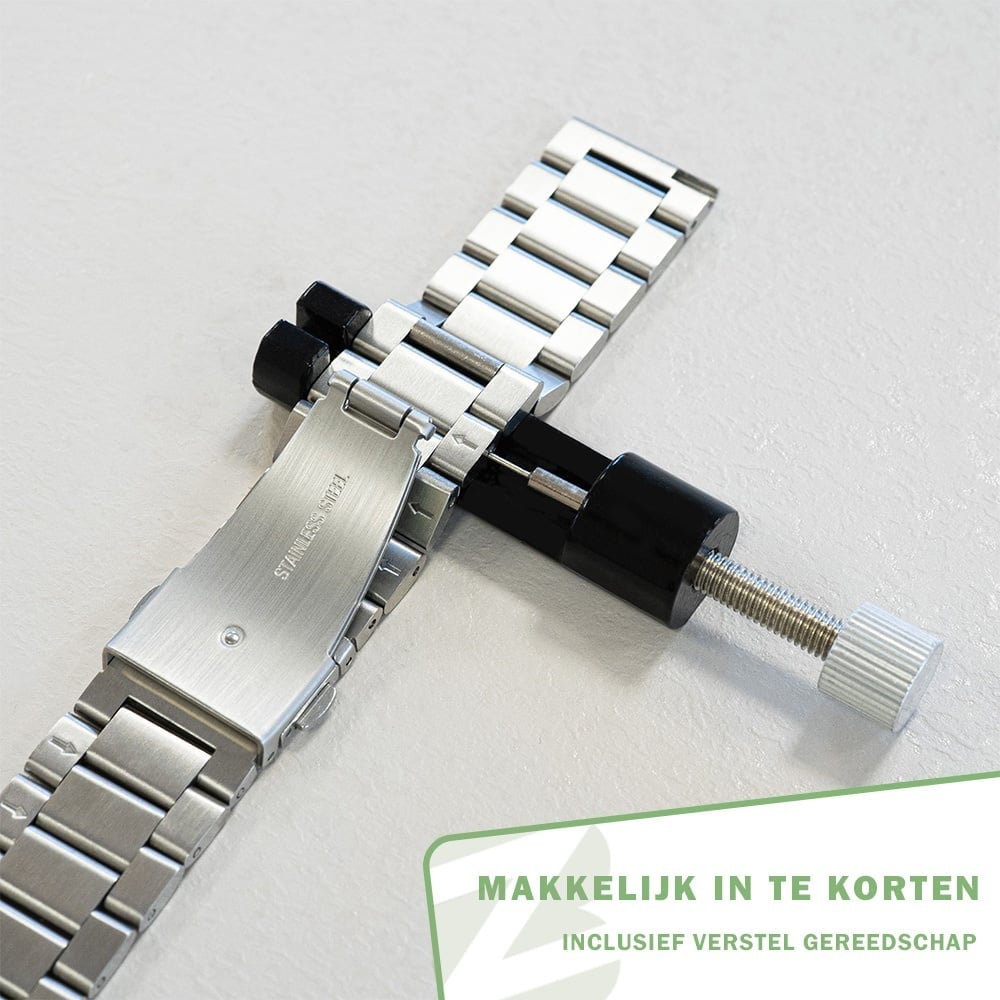 Bandz Garmin Approach S12 Steel Strap 'Classic' (Black)