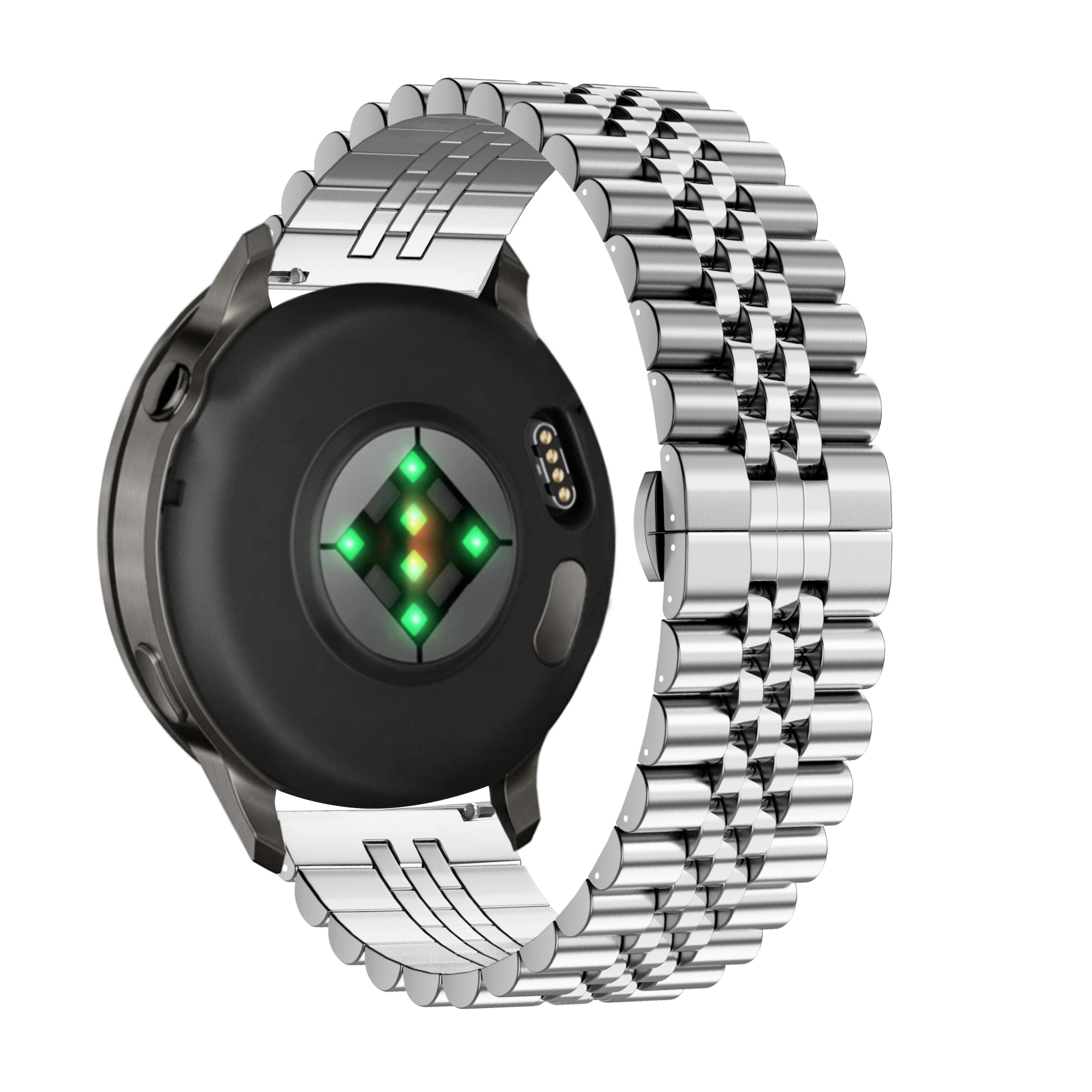 Bandz Garmin Venu 2s Steel Strap 'Jubilee' (Silver)