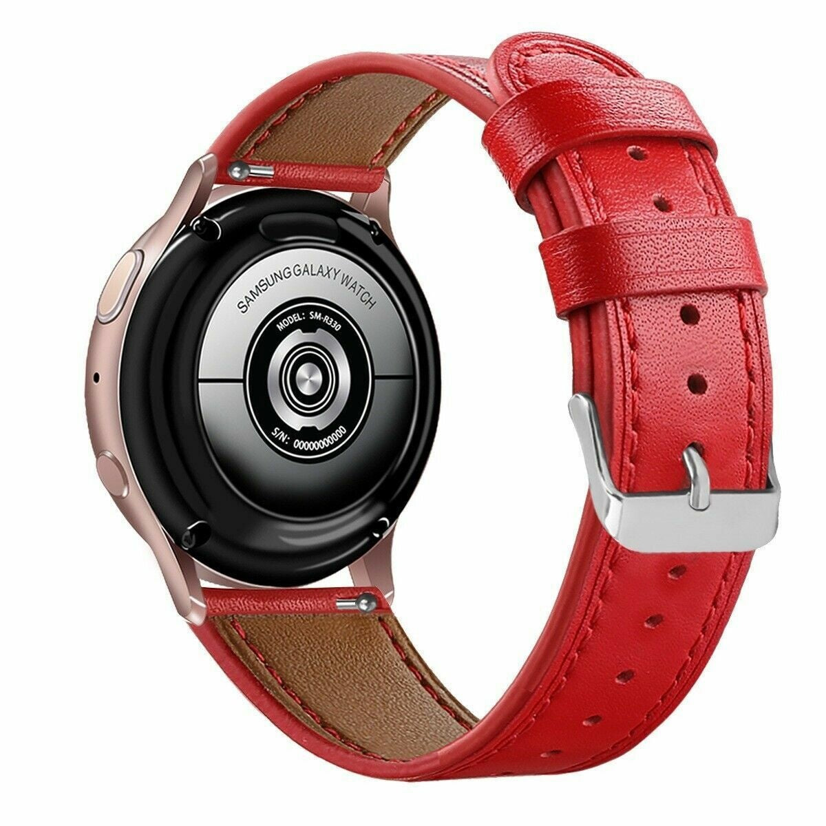 Withings ScanWatch 2 - 42mm Modernes Lederarmband (Rot)