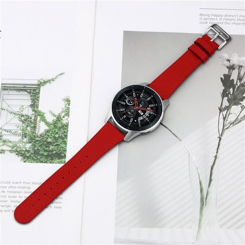 Correa cuero Redmi Watch 5 Lite (rojo)
