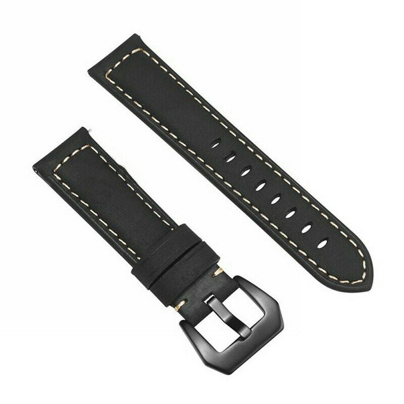 Fossil Gen 4 Explorist (HR) Leather Strap (Black)