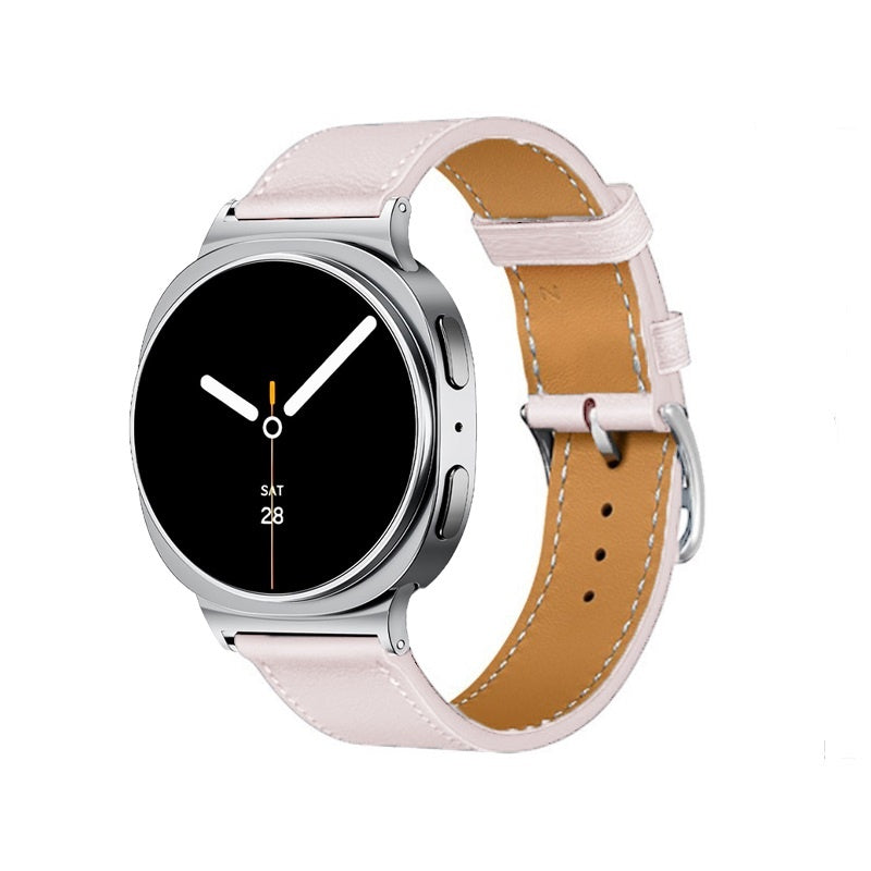 Correa cuero clasico Samsung Galaxy Watch 8 - 40mm (rosa)