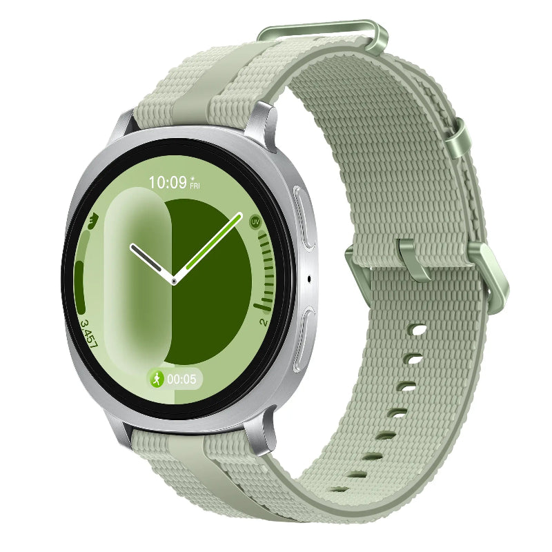 galaxy watch 8 silicone band light green