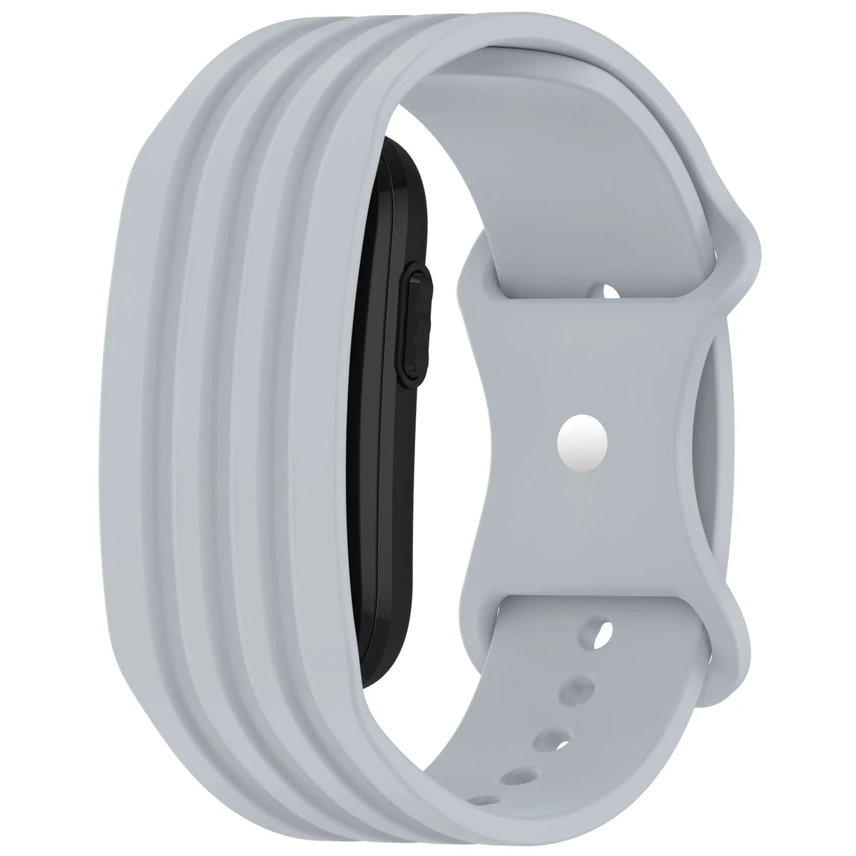 Garmin Cirqa Classic Silikonarmband (Hellgrau)