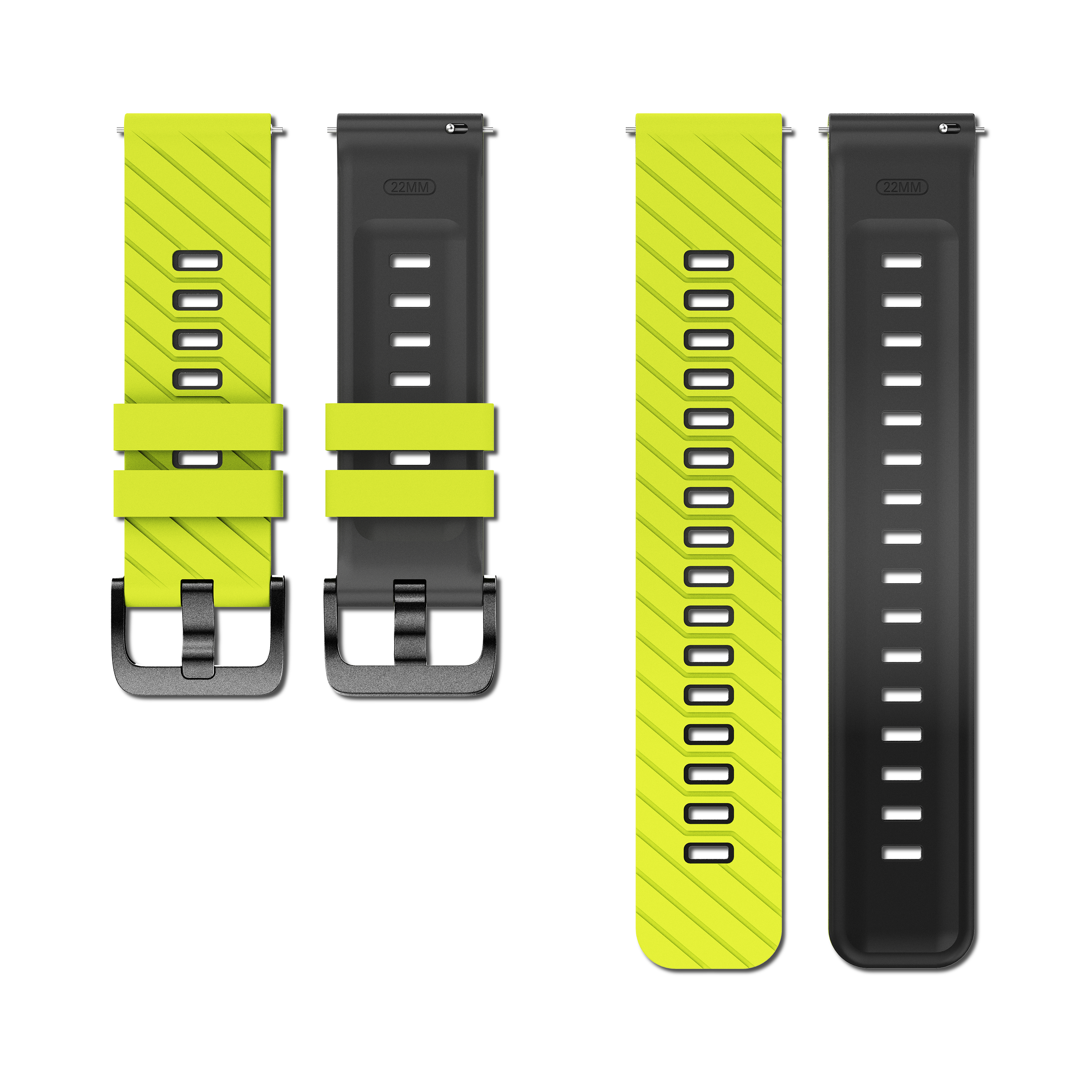 Amazfit Balance Twill Sport Strap (Bright Yellow/Black)