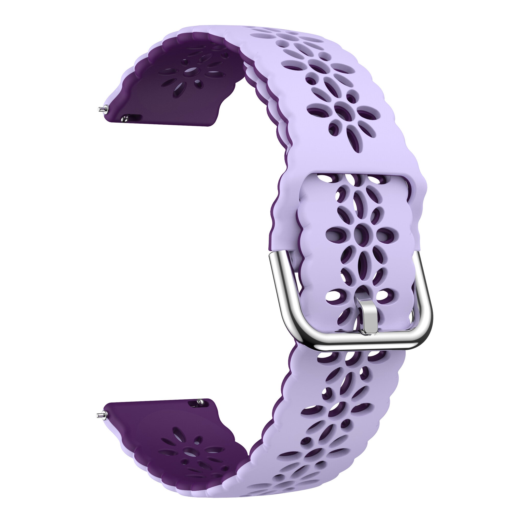 Amazfit GTR Mini Patterned Silicone Strap (Lilac/Purple)