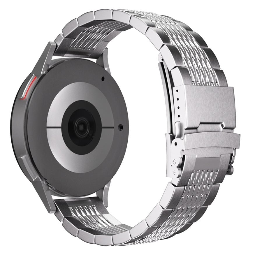 Huawei Watch GT 5 - 46mm Luxus Stahlgliederarmband (Silber)