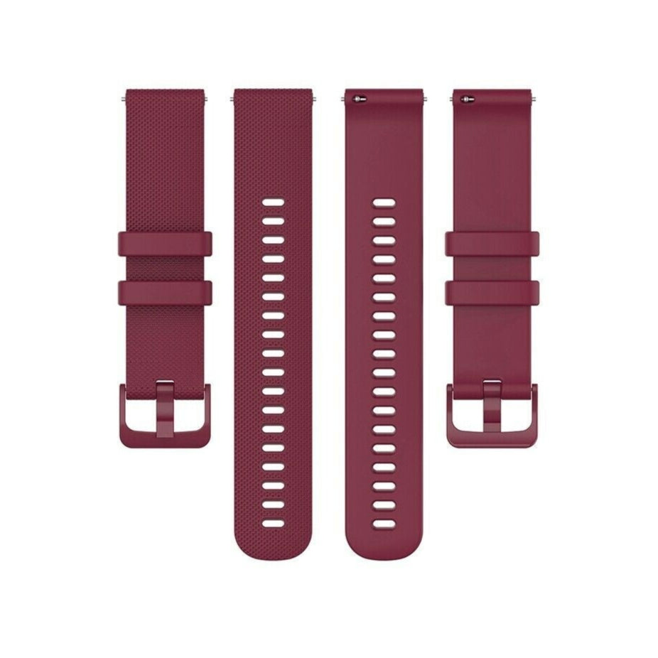 Correa silicona lujo Xiaomi Amazfit GTR (rojo oscuro)
