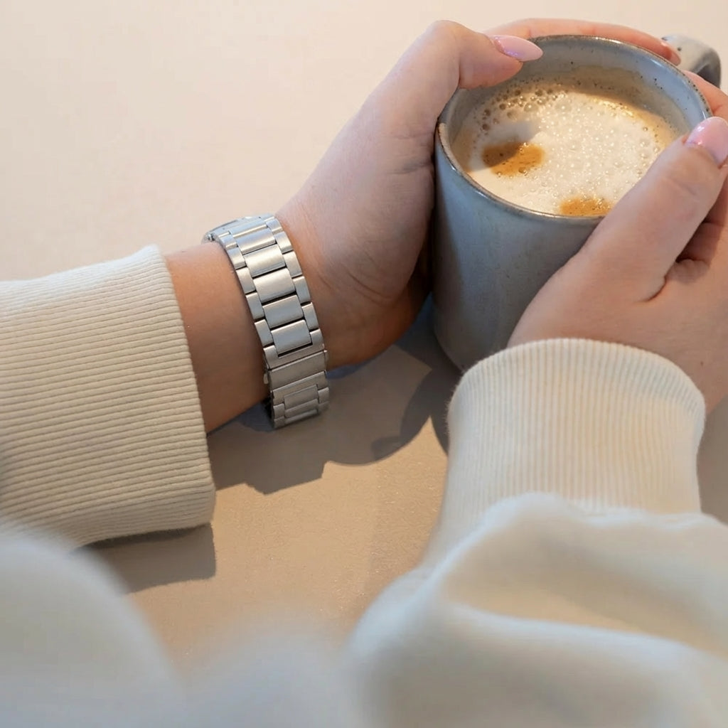 Correa acero Fitbit Charge 6 (plateada)