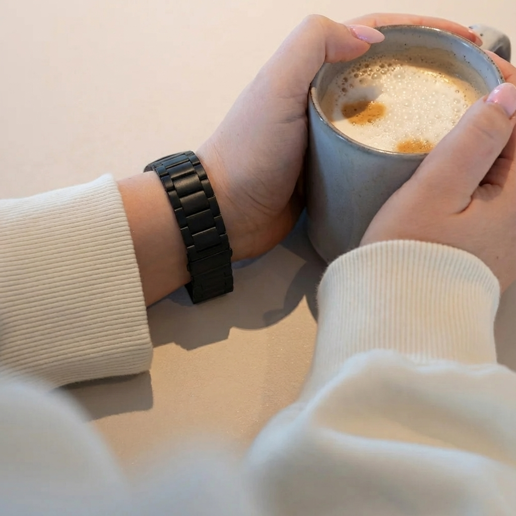 Correa acero Fitbit Charge 6 (negro)