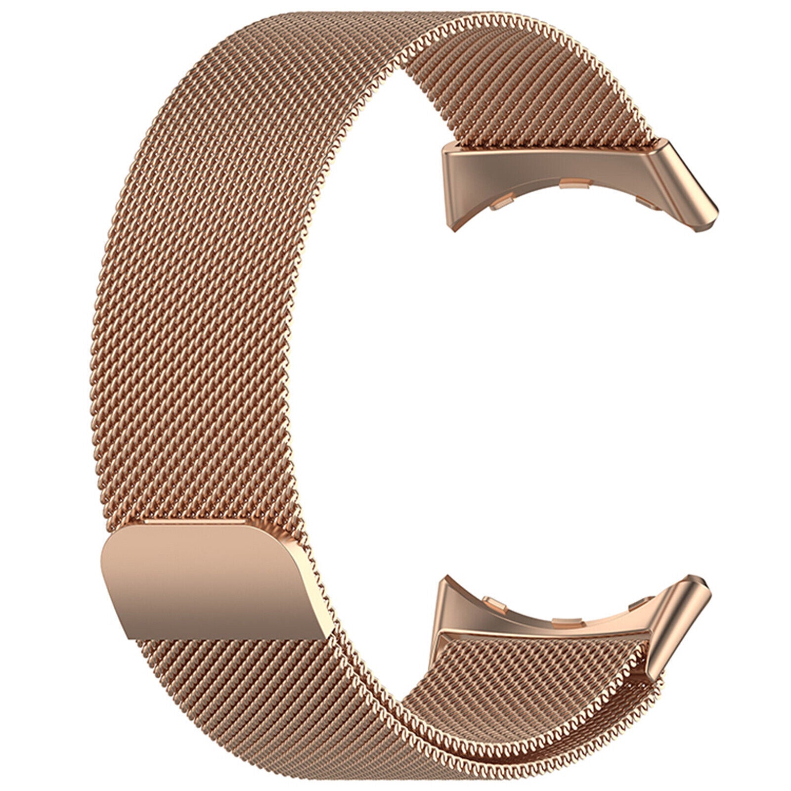 Google Pixel Watch 4 - 41mm Milanese Strap (Rose Gold)