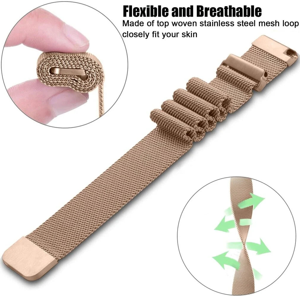 Correa milanese Redmi Watch 5 Lite (oro rosa)