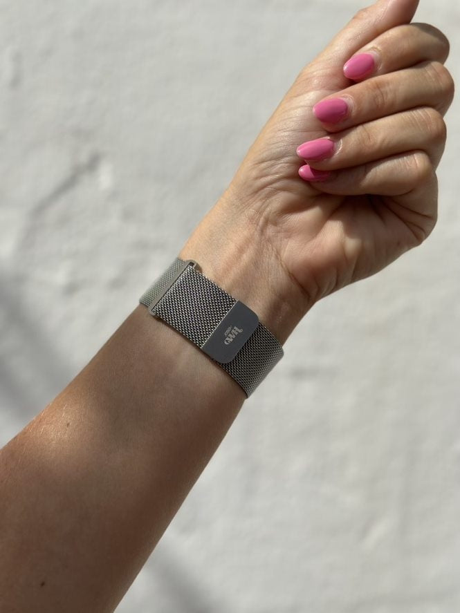 xoxo Wildhearts Polar Grit X Pro Milanese-Armband (Silber)
