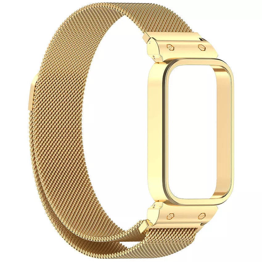 Correa milanesa Xiaomi Smart Band 9 Active (dorado)