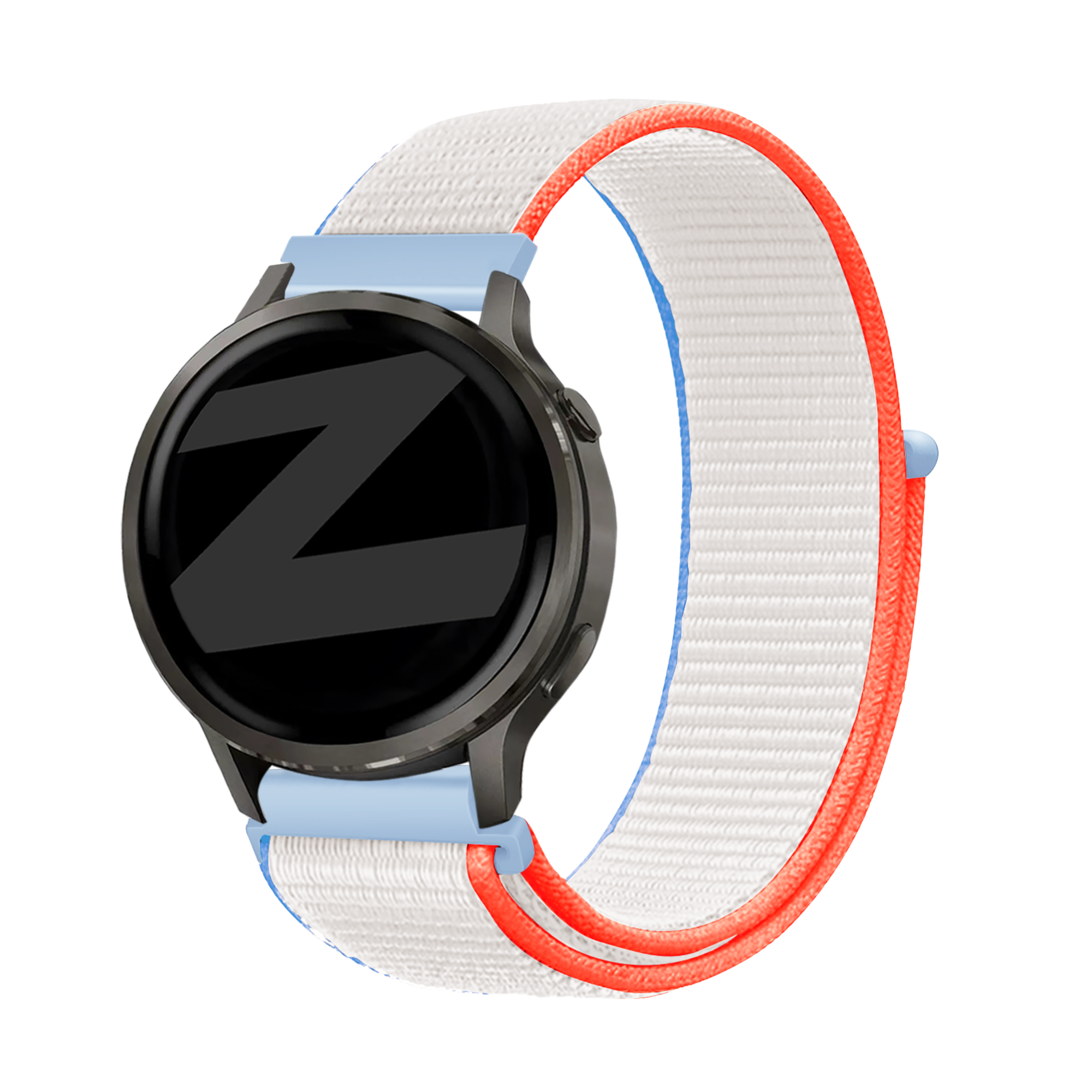 Bandz Correa nylon Loop Garmin Vivomove 3s (leche blanca)