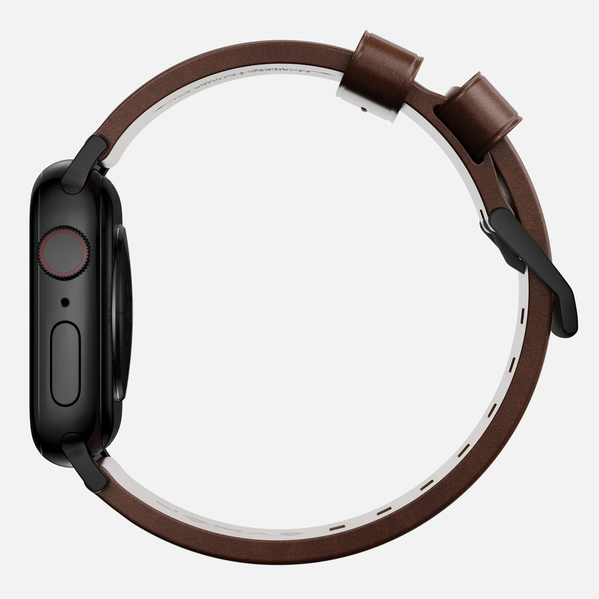 Nomad Modern Apple Watch Lederarmband (Braun/Schwarz)