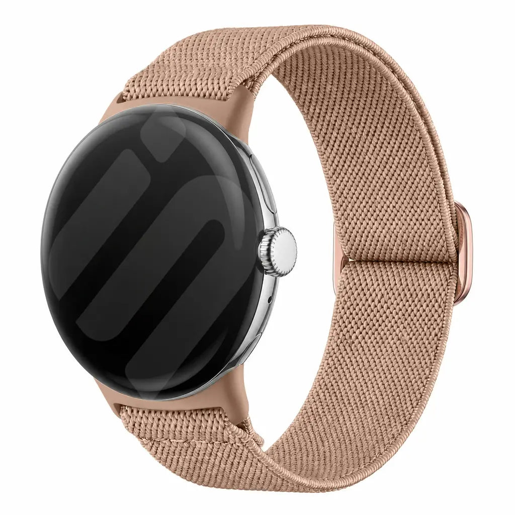 Google Pixel Watch 4 - 41mm Elastisches Armband (Rosa)
