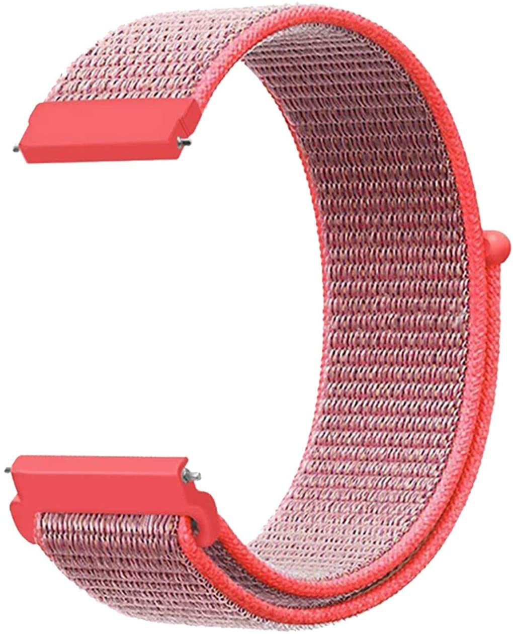 Garmin Venu 4s Nylonarmband (Rosa/Rot)