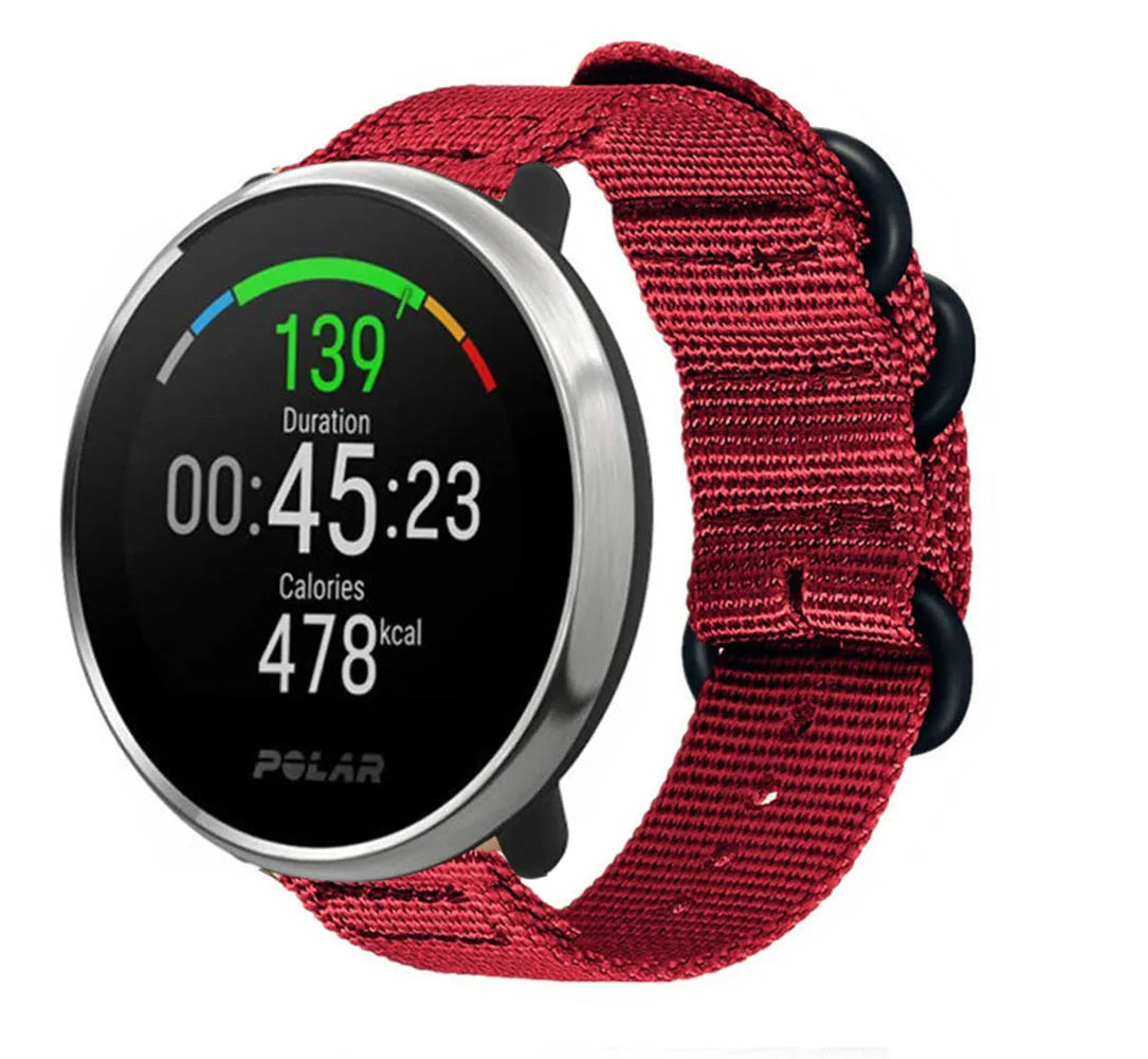 nylon-gesp-band-rood