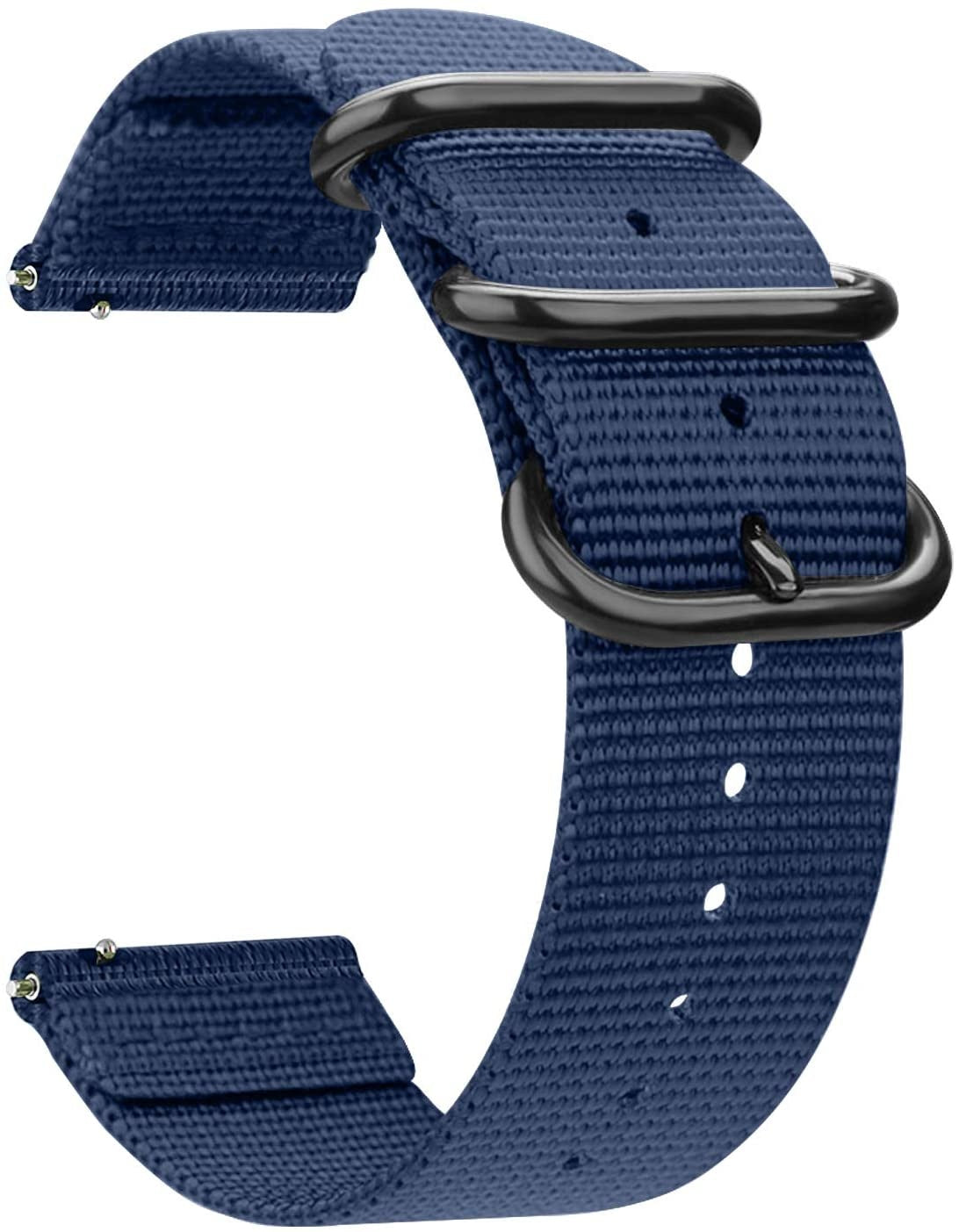 Fossil Gen 4 Explorist (HR) Nylon Strap with Buckle (Blue)
