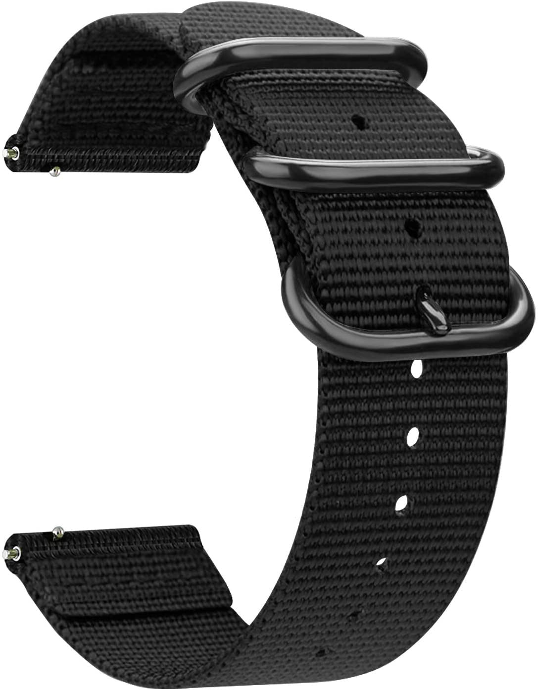Amazfit GTS 4 Nylon Buckle Strap (Black)
