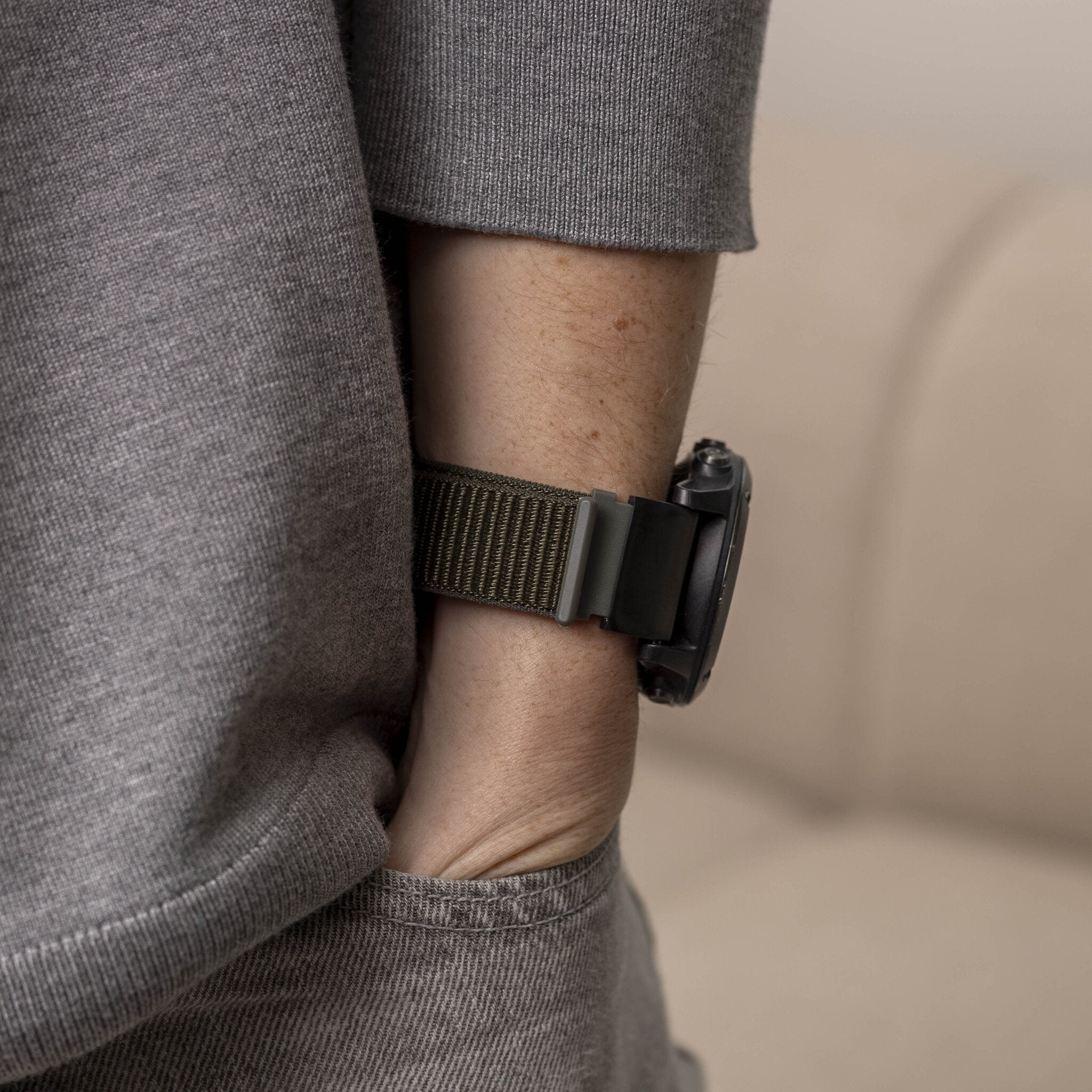 Garmin Descent MK3i - 51mm Nylon Strap (Army Green)