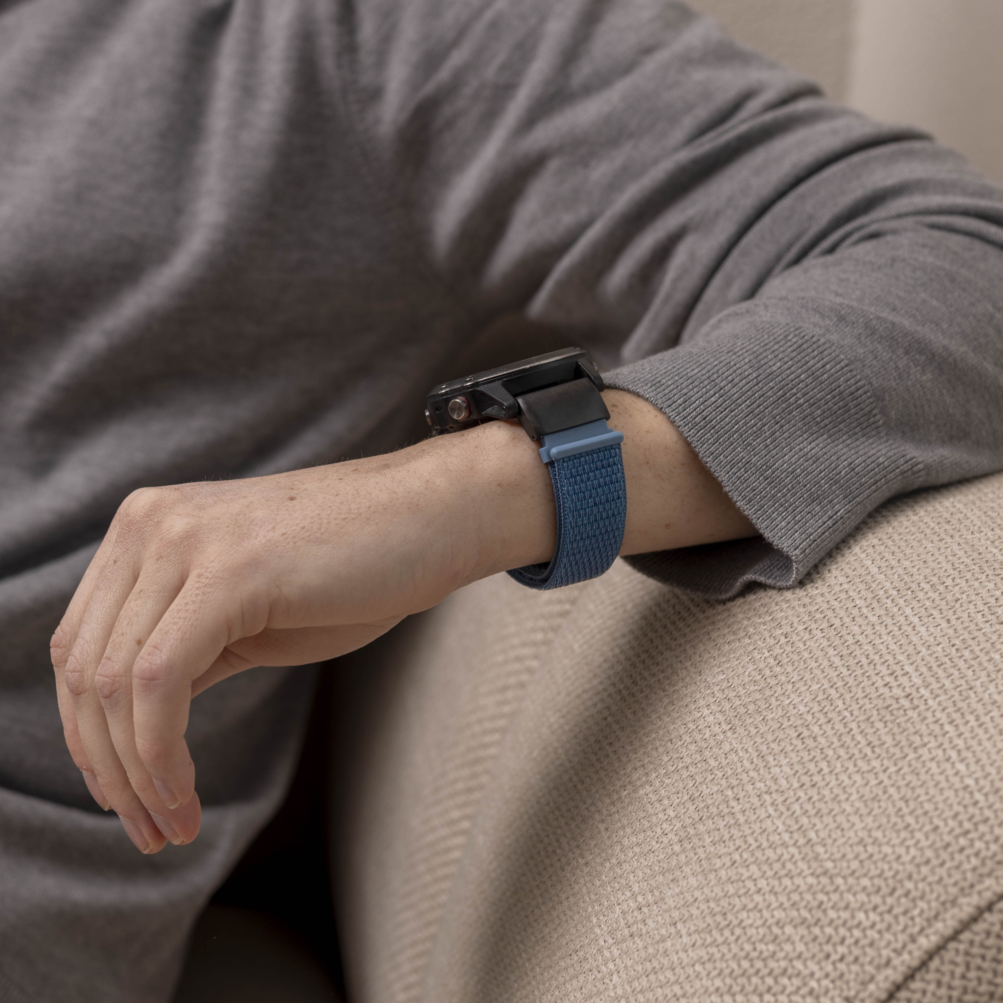 Garmin Enduro 1 / 2 / 3 Nylonarmband (Hellblau)