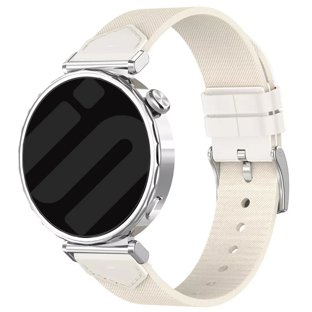 Correa nylon híbrida Zenwatch Venice Pro (blanco estrella)