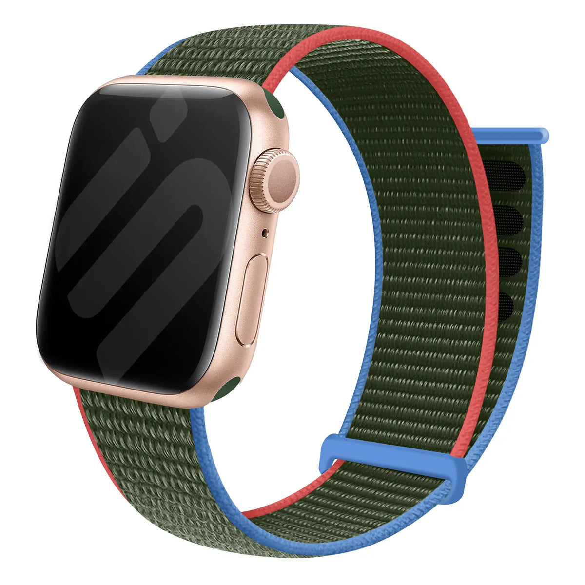 Apple Watch Nylon Loop Strap (Olive)