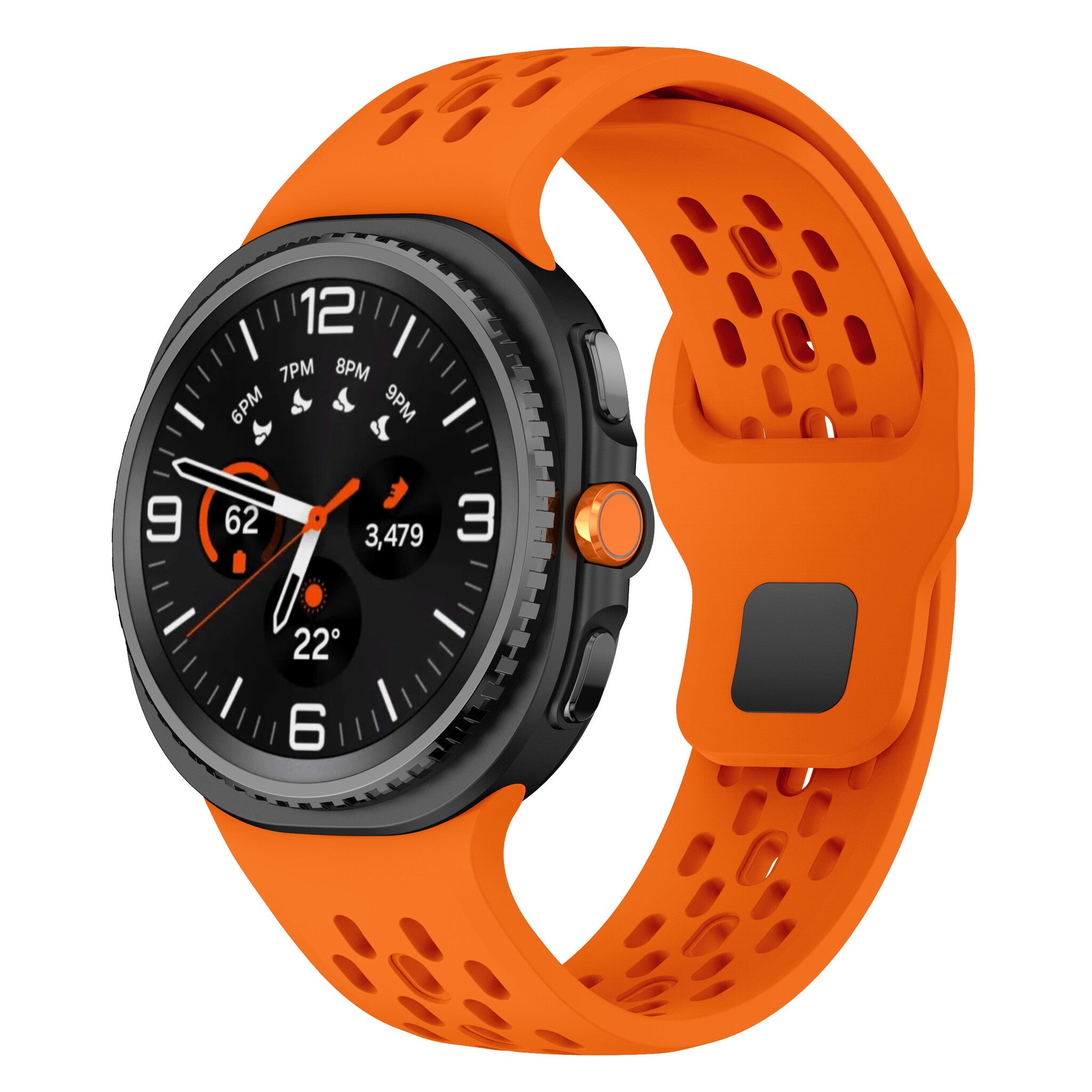 Correa silicona Air Samsung Galaxy Watch 8 Classic (naranja)