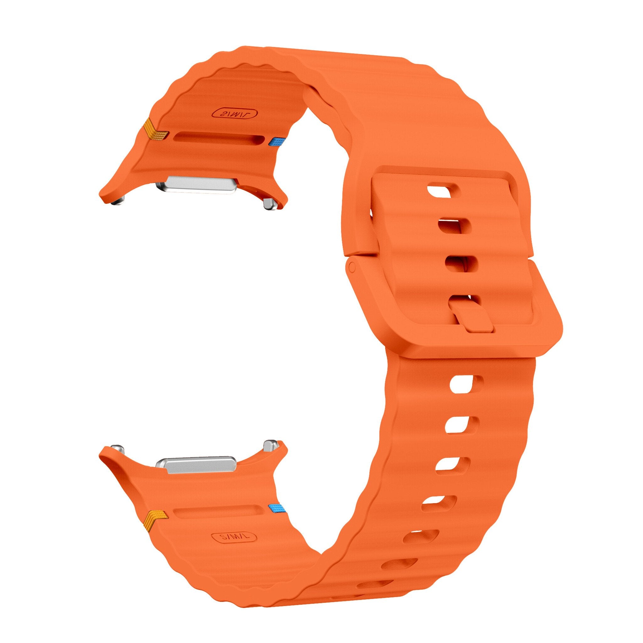 Samsung Galaxy Watch Ultra Wave Silicone Bracelet (Orange)